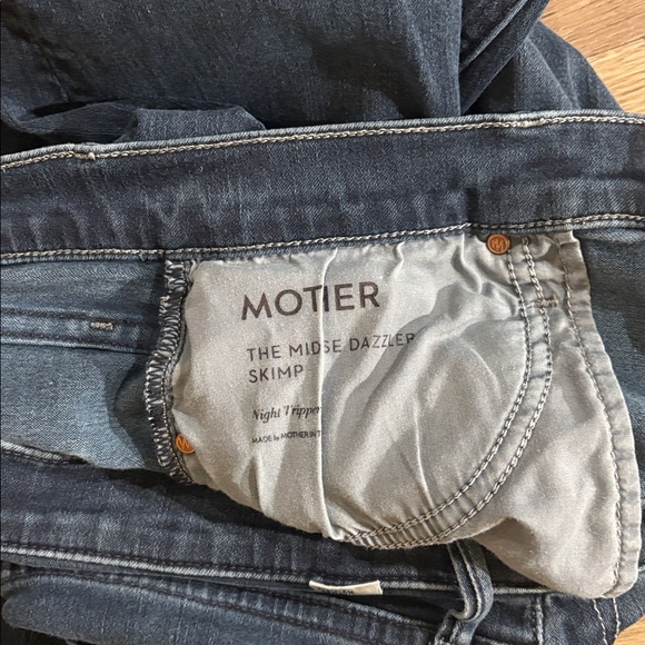 MOTHER The Midrise Dazzler Skimp in 'Night Tripper' - Picture 10 of 15